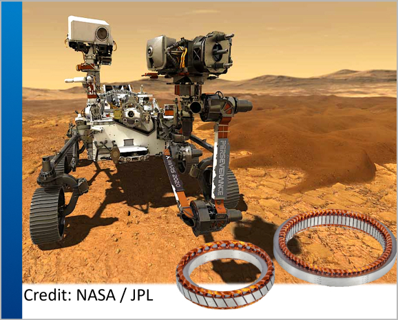 火星探査車「Perseverance」搭載 多極複速度レゾルバ
